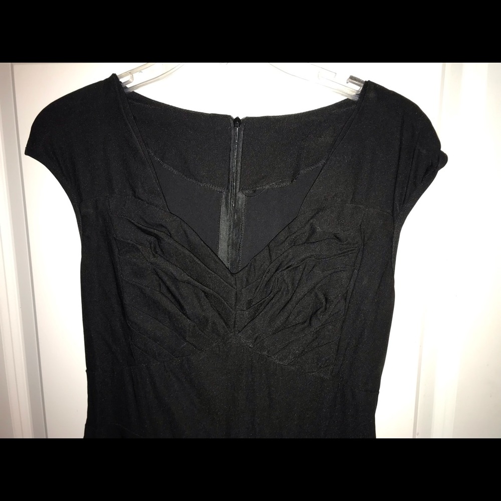 Solid black dress